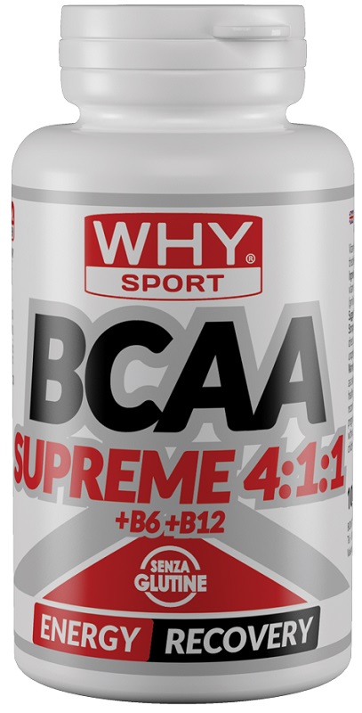 WHYSPORT BCAA SUPREME 4:1:1 + B6 + B12 100 COMPRESSE - goldeneffe.it