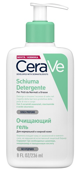 CERAVE SCHIUMA VISO 236 ML - goldeneffe.it