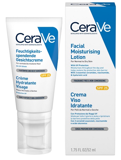 CERAVE CREMA VISO IDRATANTE SPF25 52 ML - goldeneffe.it
