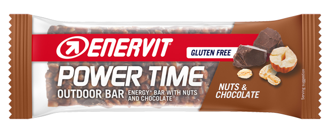 ENERVIT POWER TIME BARRETTA SENZA GLUTINE AL CIOCCOLATO 1 PEZZO - goldeneffe.it