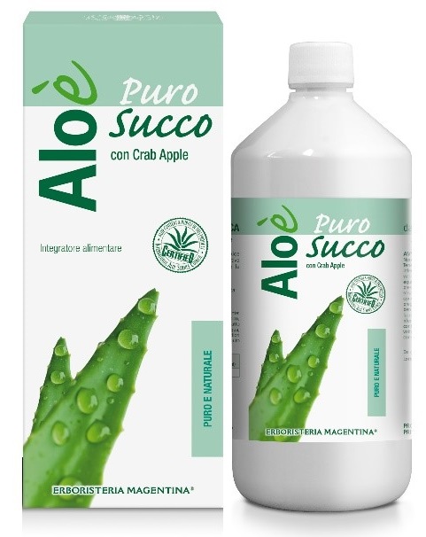 ALOE' ALOE PURO SUCCO BIO 1 LITRO - goldeneffe.it