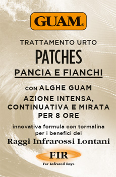 GUAM PATCHES TRATTAMENTO URTO PANCIA E FIANCHI 8 PEZZI - goldeneffe.it