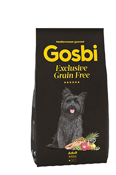 GOSBI EXCLUSIVE GRAIN FREE ADULT MINI 2 KG - goldeneffe.it