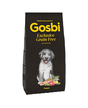GOSBI EXCLUSIVE GRAIN FREE PUPPY 3 KG - goldeneffe.it