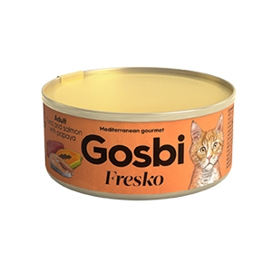 GOSBI FRESKO CAT ADULT TUNA WITH SALMON & PAPAYA - goldeneffe.it
