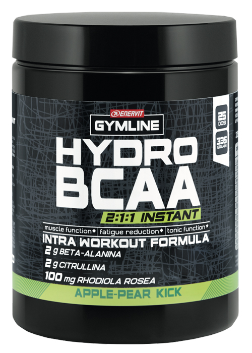 GYMLINE MUSCLE HYDRO BCAA INSTANT APPLE & PEAR POLVERE 335 G - goldeneffe.it