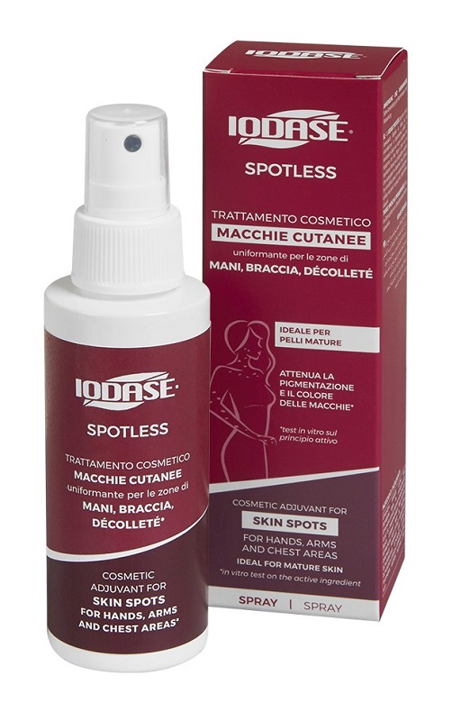 IODASE SPOTLESS TRATTAMENTO AGE SPOTS MANI BRACCIA DECOLLETE SPRAY 100 ML - goldeneffe.it