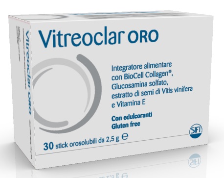 VITREOCLAR ORO 30 BUSTINE OROSOLUBILI DA 2,5 G - goldeneffe.it