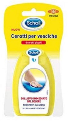 SCHOLL CEROTTI PER VESCICHE PICCOLI 6 PEZZI - goldeneffe.it