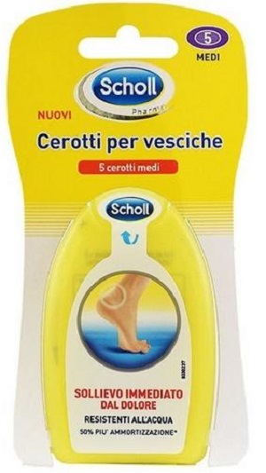 SCHOLL CEROTTI PER VESCICHE MEDIO 5 PEZZI - goldeneffe.it