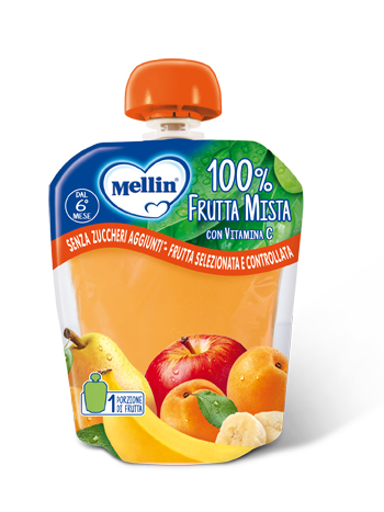 MELLIN POUCH FRUTTA MISTA 90 G - goldeneffe.it
