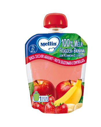 MELLIN POUCH MELA/FRAGOLA/BANANA 90 G - goldeneffe.it