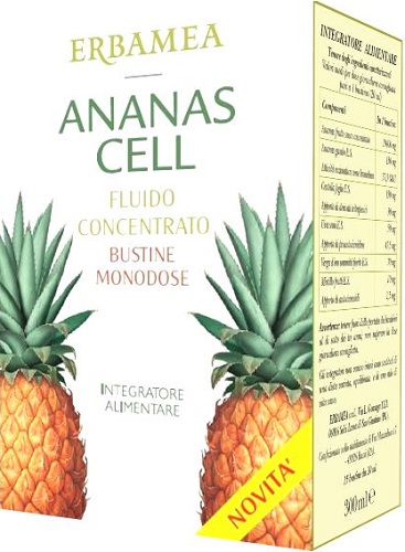 ANANAS CELL FLUIDO CONCENTRATO 15 BUSTINE 20 ML - goldeneffe.it