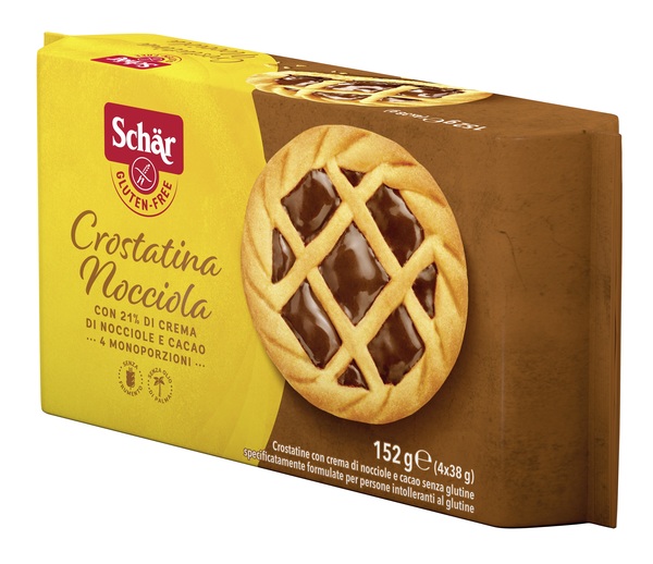 SCHAR CROSTATINA NOCCIOLA 4 MONOPORZIONI DA 38 G - goldeneffe.it