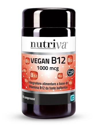 NUTRIVA VEGAN B12 60 COMPRESSE 1000MCG - goldeneffe.it