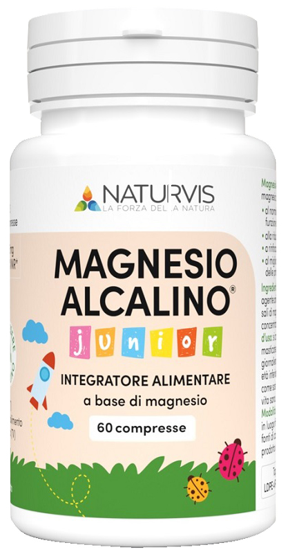 MAGNESIO ALCALINO JUNIOR 60 COMPRESSE - goldeneffe.it