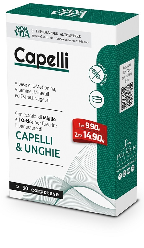 SANAVITA CAPELLI 30 COMPRESSE - goldeneffe.it