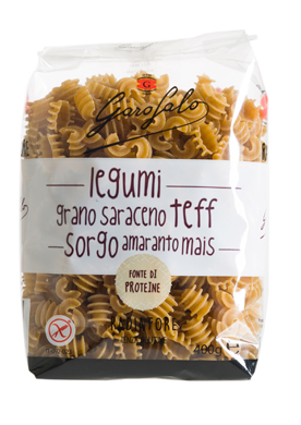 GAROFALO RADIATORI PASTA SENZA GLUTINE LEGUMI E CEREALI 400 G - goldeneffe.it