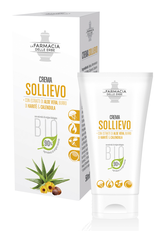 FARMACIA DELLE ERBE CREMA SOLLIEVO ALOE BIO 50 ML - goldeneffe.it