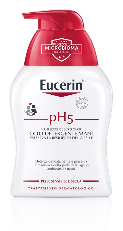 EUCERIN PH5 OLIO DETERGENTE MANI SECCHE E SCREPOLATE 250 ML - goldeneffe.it