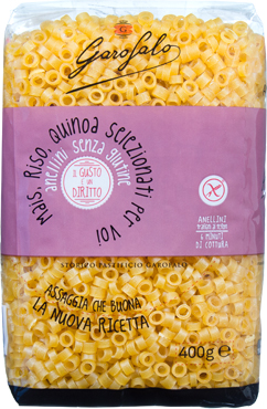 GAROFALO ANELLINI SENZA GLUTINE 400 G - goldeneffe.it