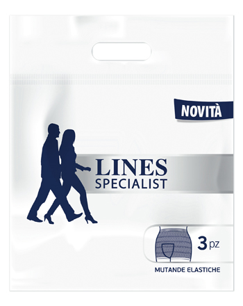 LINES SPECIALIST MUTANDA ELASTICA XXL 3 PEZZI - goldeneffe.it