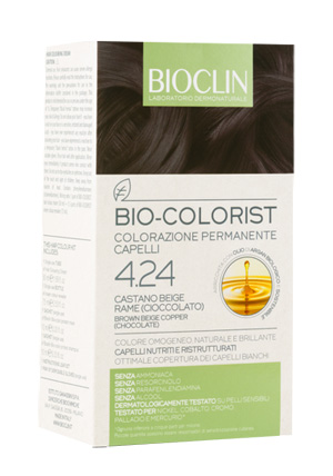 BIOCLIN BIO COLORIST 4,24 CASTANO BEIGE RAME CIOCCOLATO - goldeneffe.it
