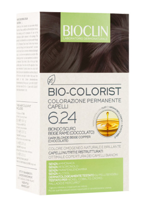 BIOCLIN BIO COLORIST 6,24 BIONDO SCURO BEIGE RAME - goldeneffe.it