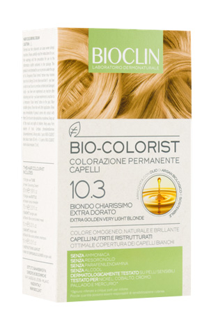 BIOCLIN BIO COLORIST 10,3 BIONDO CHIARISSIMO EXTRA DORATO - goldeneffe.it