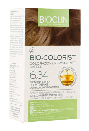 BIOCLIN BIO COLORIST 6,34 BIONDO SCURO DORATO RAME - goldeneffe.it