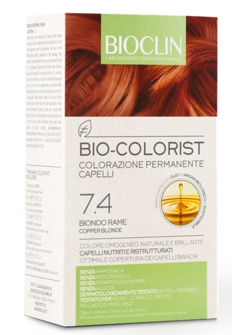 BIOCLIN BIO COLORIST 7,4 BIONDO RAME - goldeneffe.it