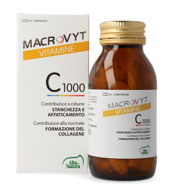 MACROVYT VITAMINA C 1000 FAST & SLOW 30 COMPRESSE - goldeneffe.it