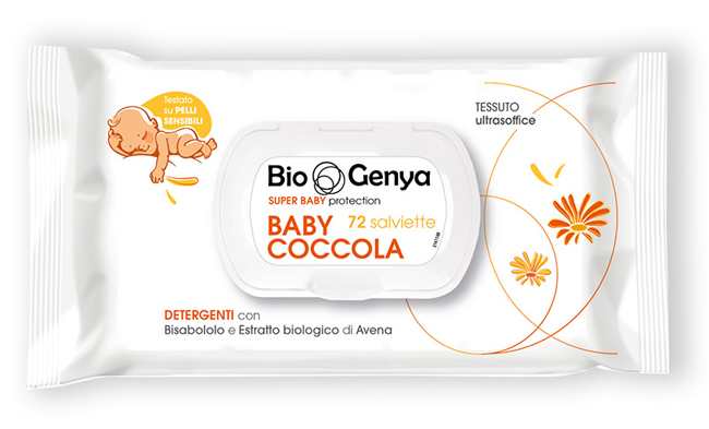 BIOGENYA SUPER BABY PROTECTION 72 SALVIETTE BABY COCCOLA DETERGENTI - goldeneffe.it