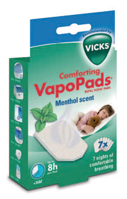 VICKS VAPOPADS MENTHOL SCENT 7 PEZZI - goldeneffe.it