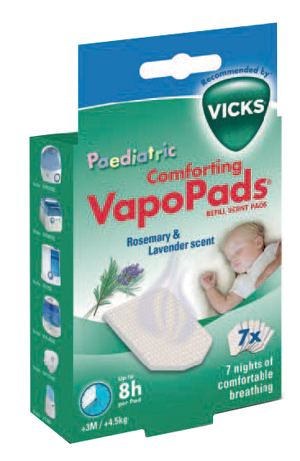 VICKS VAPOPADS ROSEMARY & LAVENDER SCENTE 7 PEZZI - goldeneffe.it