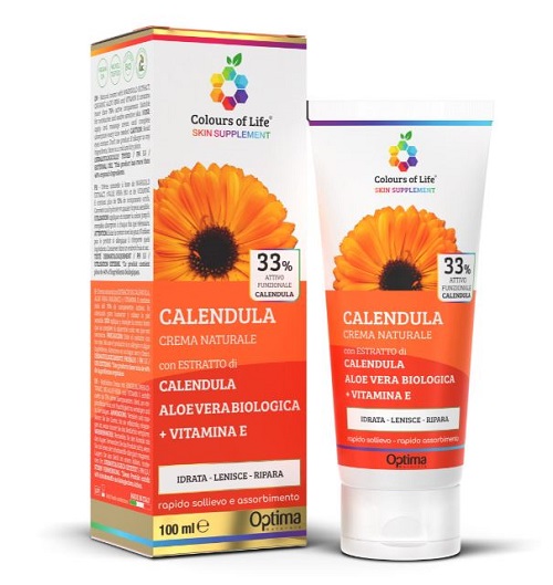 COLOURS OF LIFE SKIN SUPPLEMENT CALENDULA CREMA 100 ML - goldeneffe.it