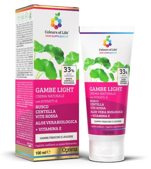 COLOURS OF LIFE SKIN SUPPLEMENT GAMBE LIGHT CREMA 100 ML - goldeneffe.it