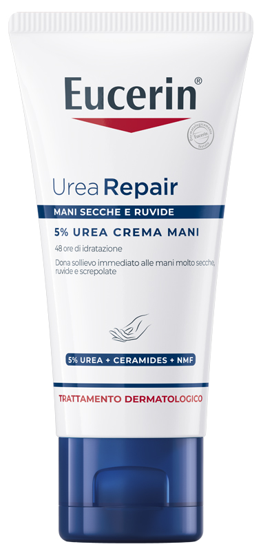 EUCERIN UREAREPAIR CREMA MANI 5% 30 ML - goldeneffe.it