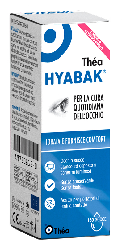 HYABAK SOLUZIONE OFTALMICA 5 ML - goldeneffe.it