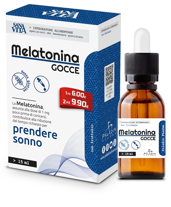 SANAVITA MELATONINA GOCCE 15 ML - goldeneffe.it