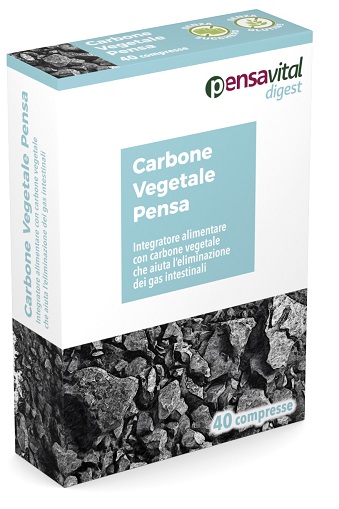 CARBONE VEGETALE PENSA 40 COMPRESSE - goldeneffe.it