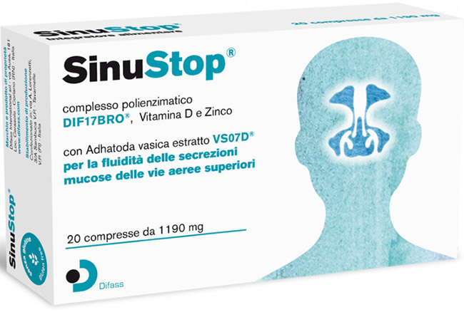 SINUSTOP 20 COMPRESSE DA 1190 MG - goldeneffe.it