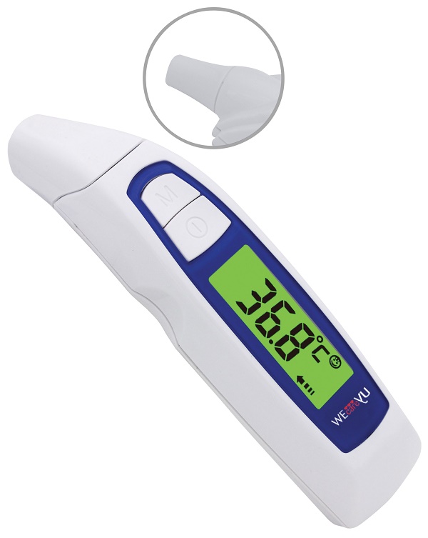 TERMOMETRO FRONTE ORECCHIO OGGETTI WECAREYU FEVER MULTIUSE 1 PEZZO - goldeneffe.it
