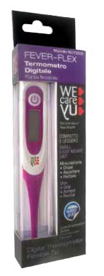 TERMOMETRO DIGITALE FLESSIBILE WECAREYU FEVER FLEX TERM 1 PEZZO - goldeneffe.it