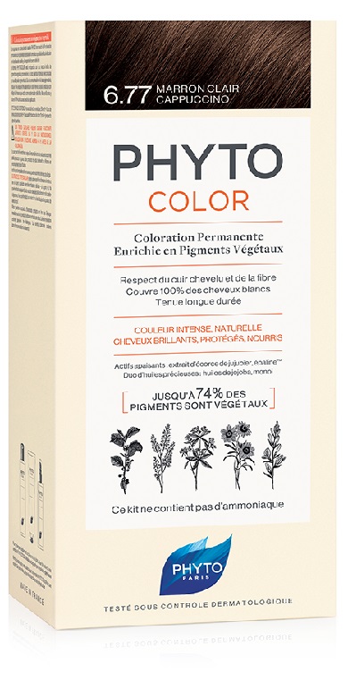 PHYTOCOLOR 6.77 MARR CHIA CAPP 1 LATTE + 1 CREMA + 1 MASCHERA + 1 PAIO DI GUANTI - goldeneffe.it