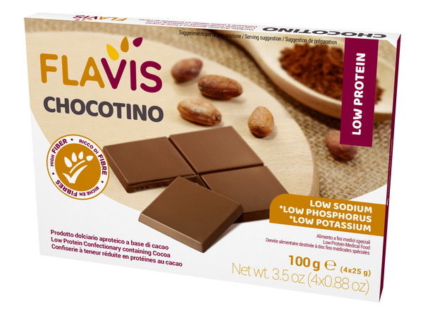 FLAVIS CHOCOTINO 4 PORZIONI DA 25 G - goldeneffe.it