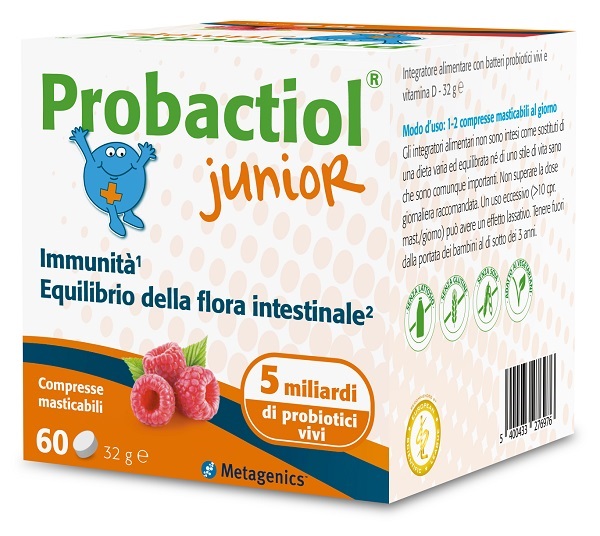 PROBACTIOL JUNIOR 60 COMPRESSE MASTICABILI NEW - goldeneffe.it