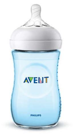 AVENT BIBERON NATURAL PP 330ML AZZURRO SINGLE PACK - goldeneffe.it