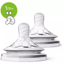 AVENT 2 TETTARELLE NATURAL FLUSSO LENTO 2 FORI - goldeneffe.it