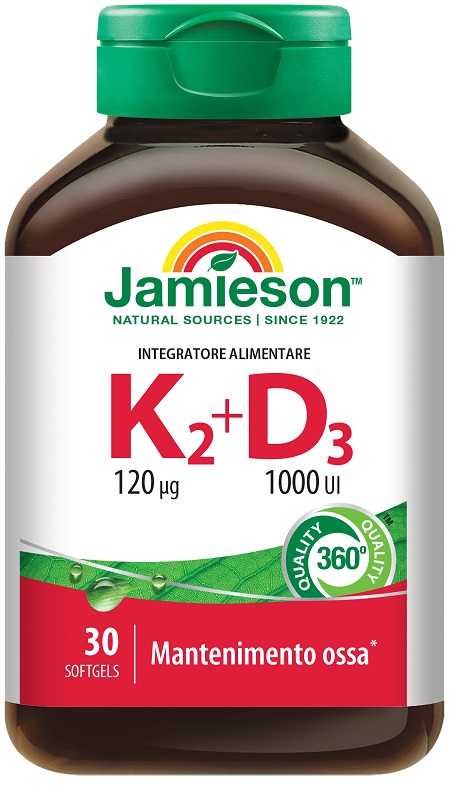 JAMIESON K2+D3 30 PERLE - goldeneffe.it